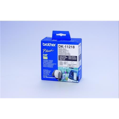 BROTHER DK-11218 NASTRO 1.000 ETICHETTE ADESIVE PER QL500/QL500A/QL550/QL560VP/QL570/QL580N/QL650TD/QL1050/QL1060N COLORE BIANCO (DK11218)